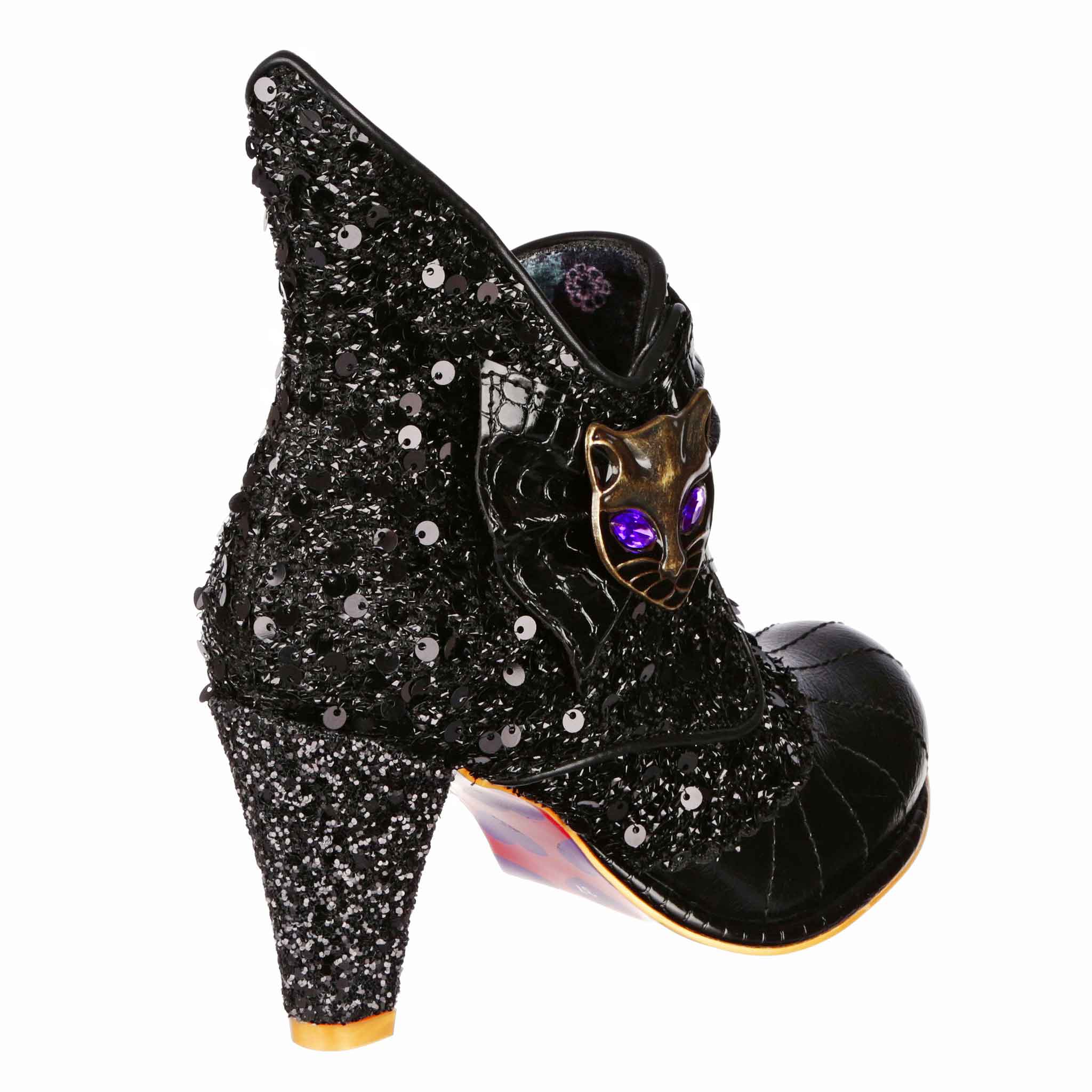 Irregular choice black boots on sale