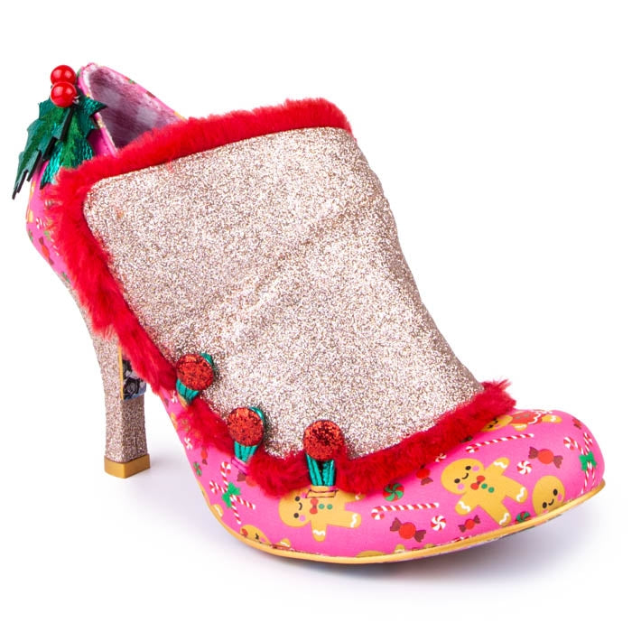 Festive Flack Christmas High Heels Irregular Choice