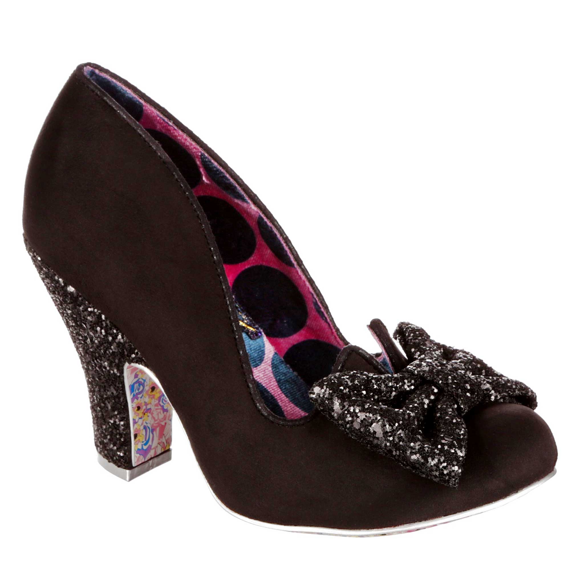 Black and purple heels best sale