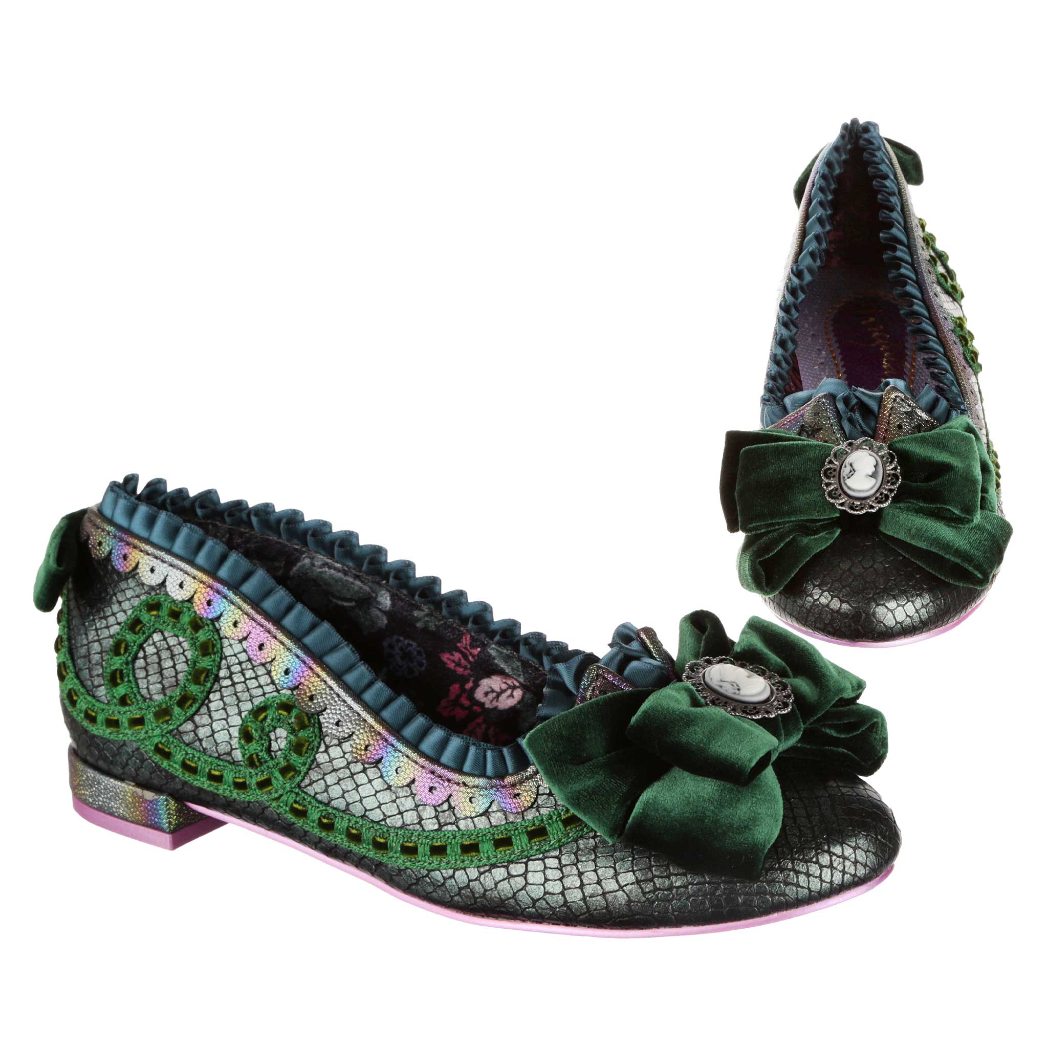 Irregular choice green shoes on sale