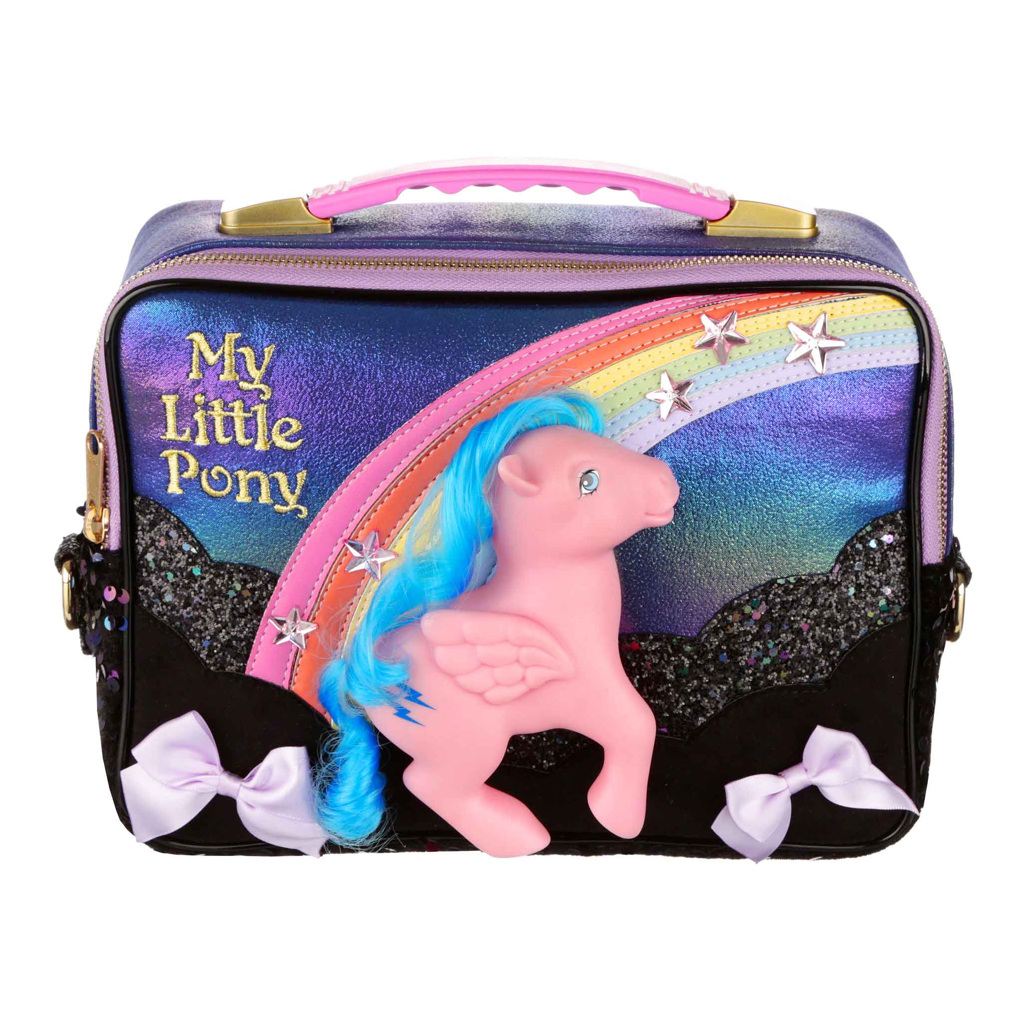 Irregular Choice X My Little Pony Handbag G1 Pegasus Firefly Lunchbox Style Rainbow Ribbon Bag