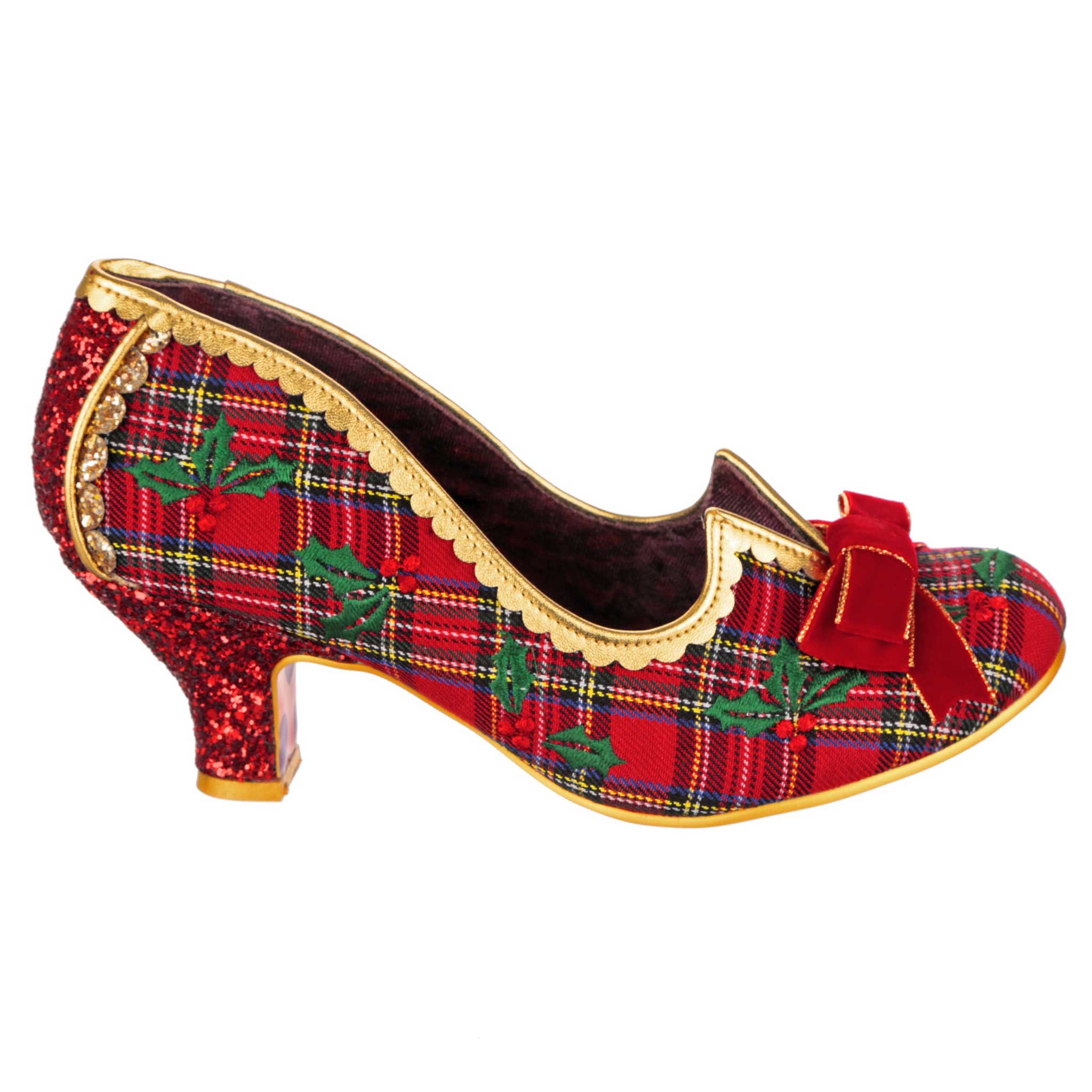 Irregular choice tartan shoes on sale