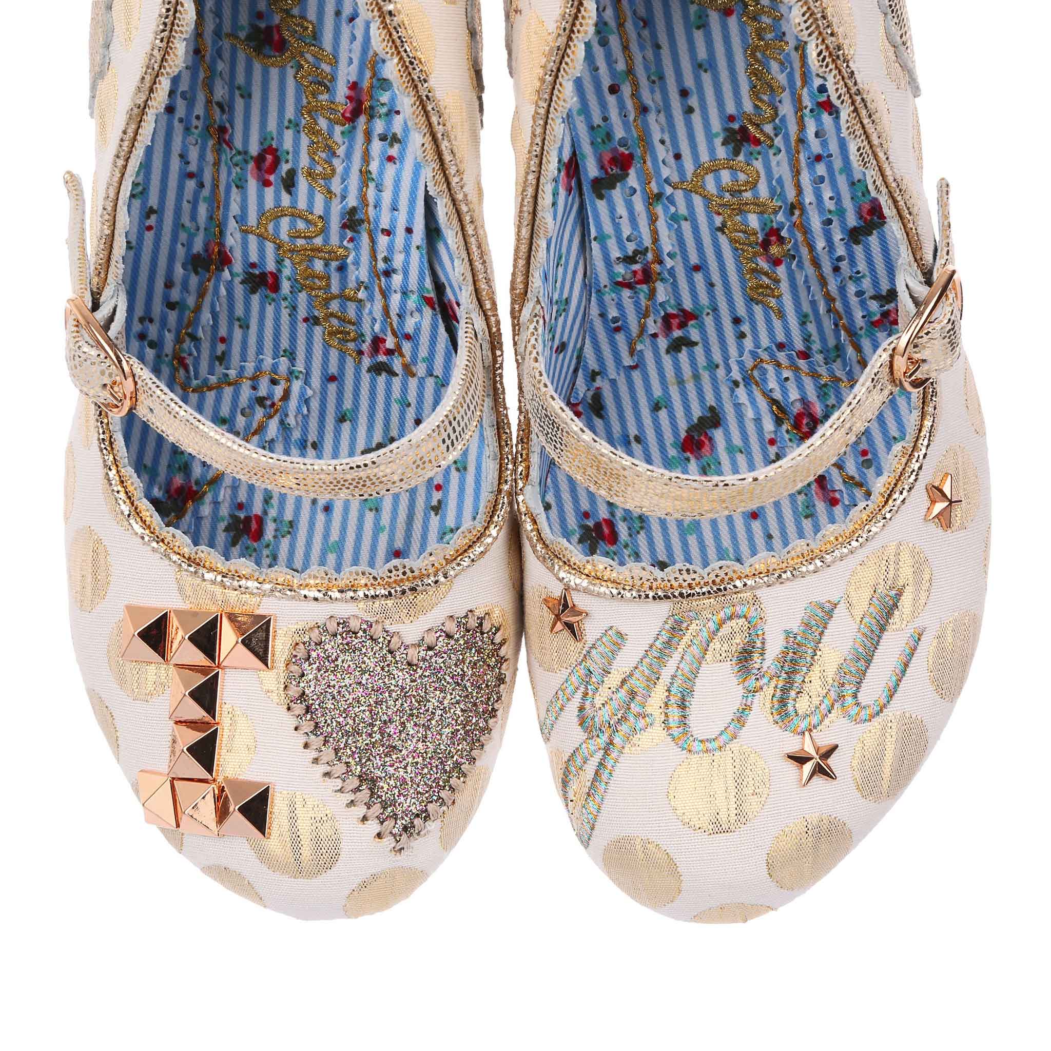 Irregular choice hot sale cinderella flats