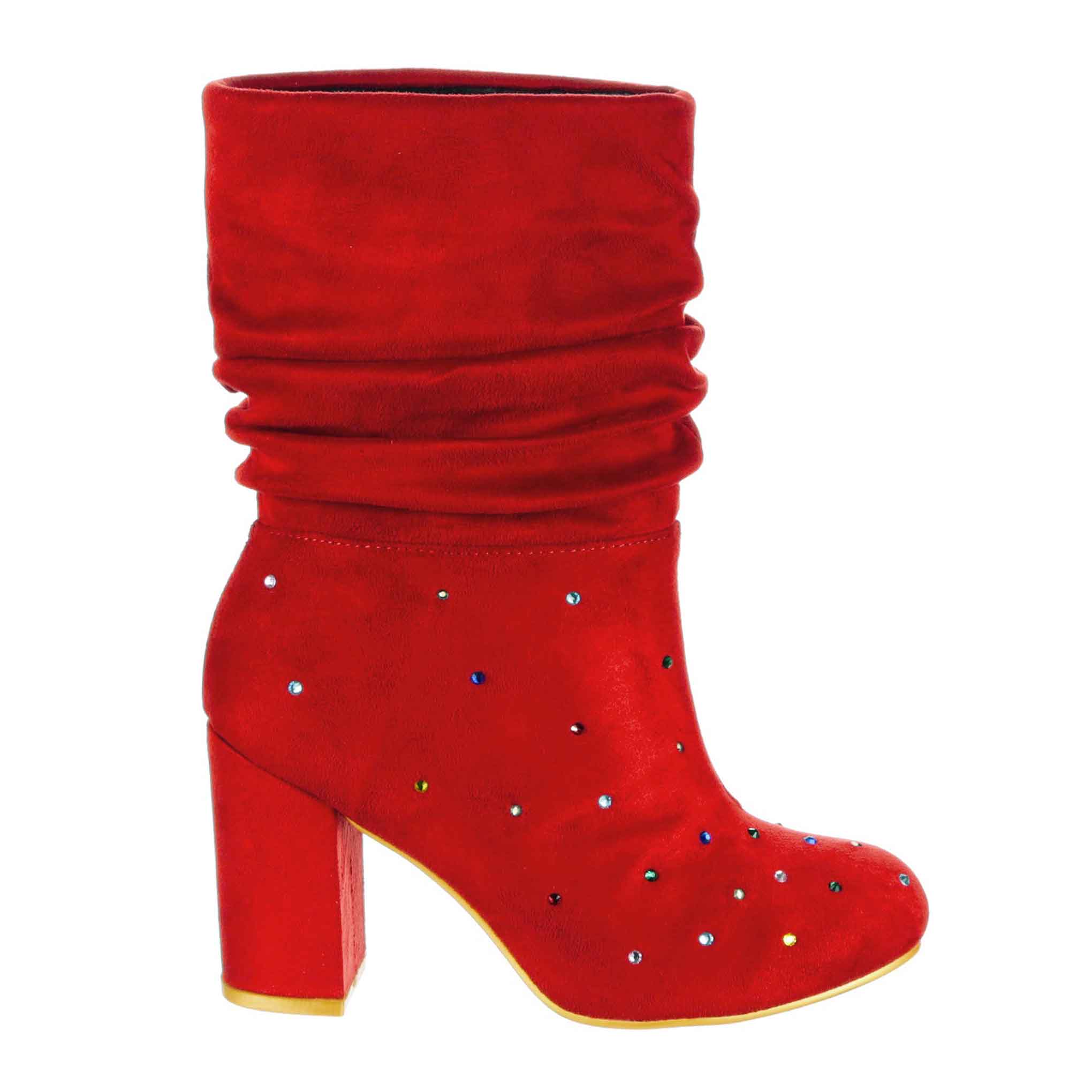 Irregular Choice Womens Ginger Gem High Heel - Red – The Foot Factory