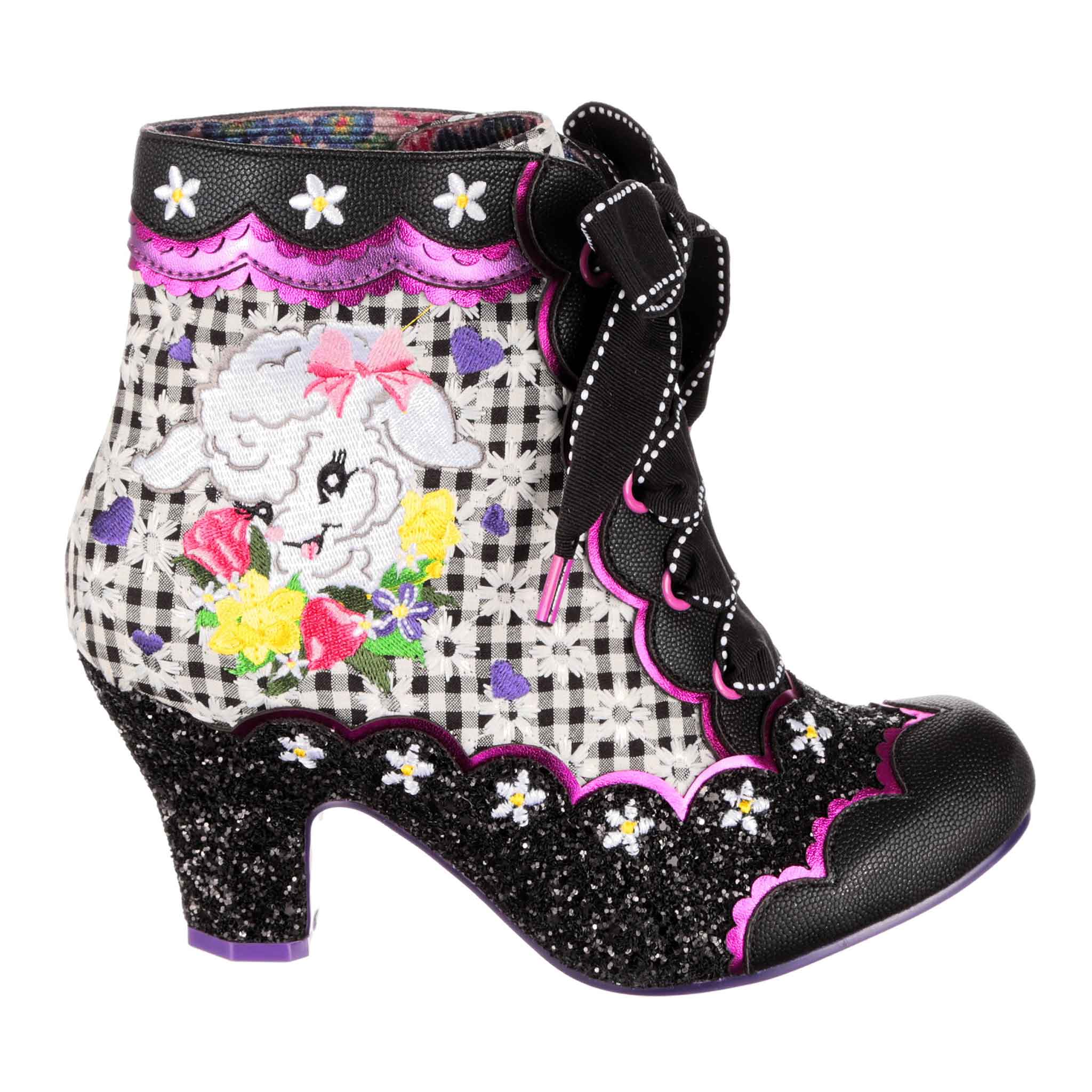 Leaping Lamb Mid Heel Boots Irregular Choice