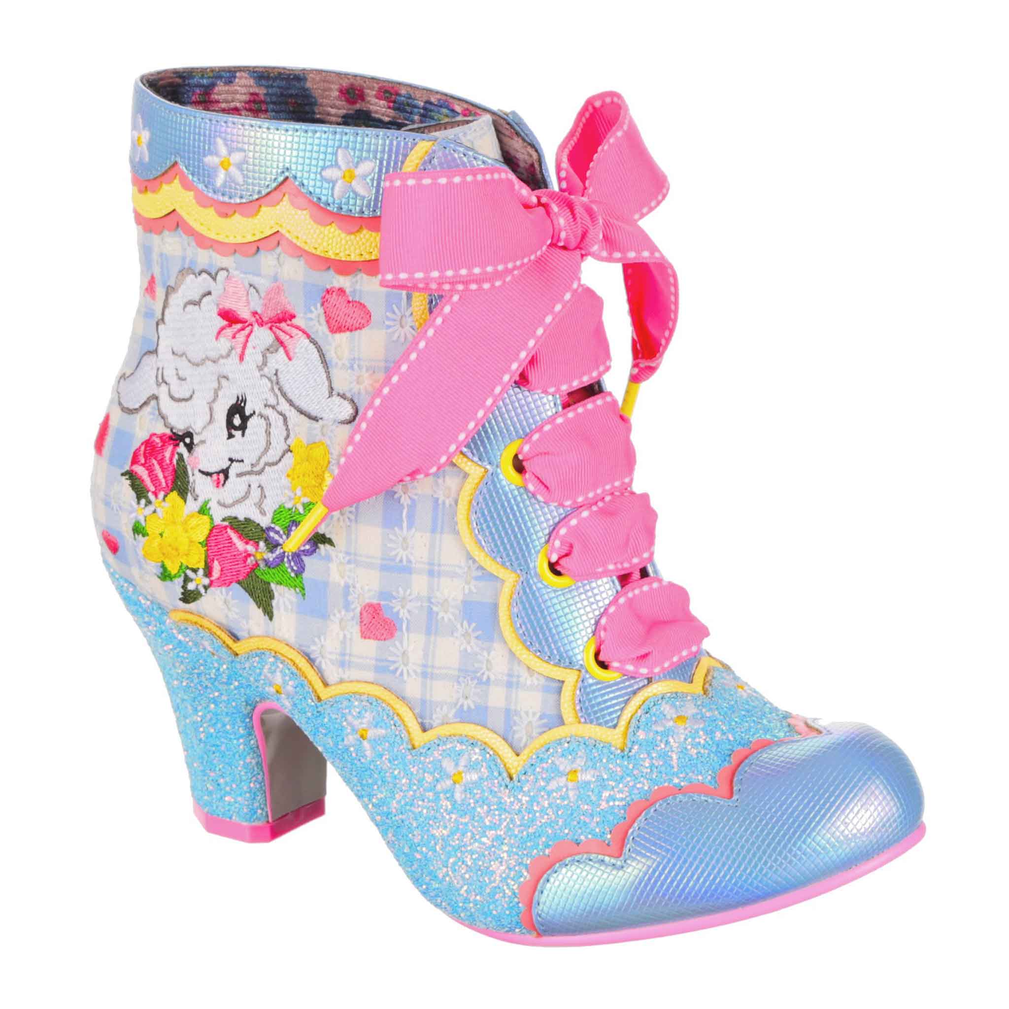 Leaping Lamb Mid Heel Boots Irregular Choice