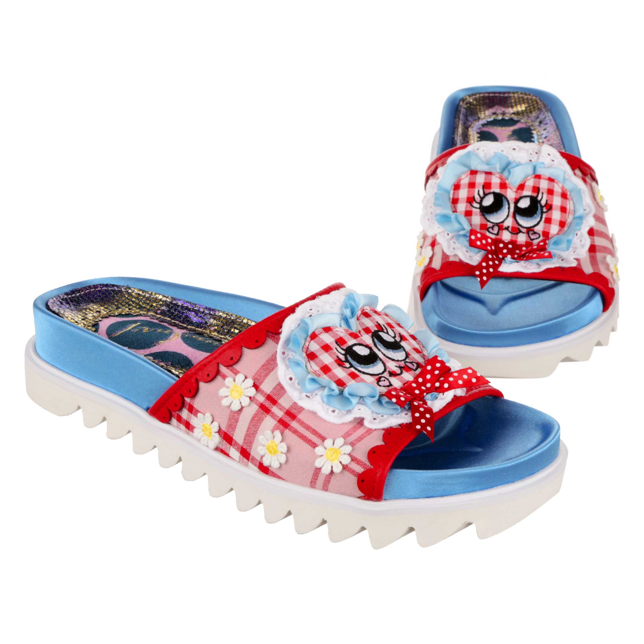 Lovey Dovey Flat Slider Sandals Irregular Choice