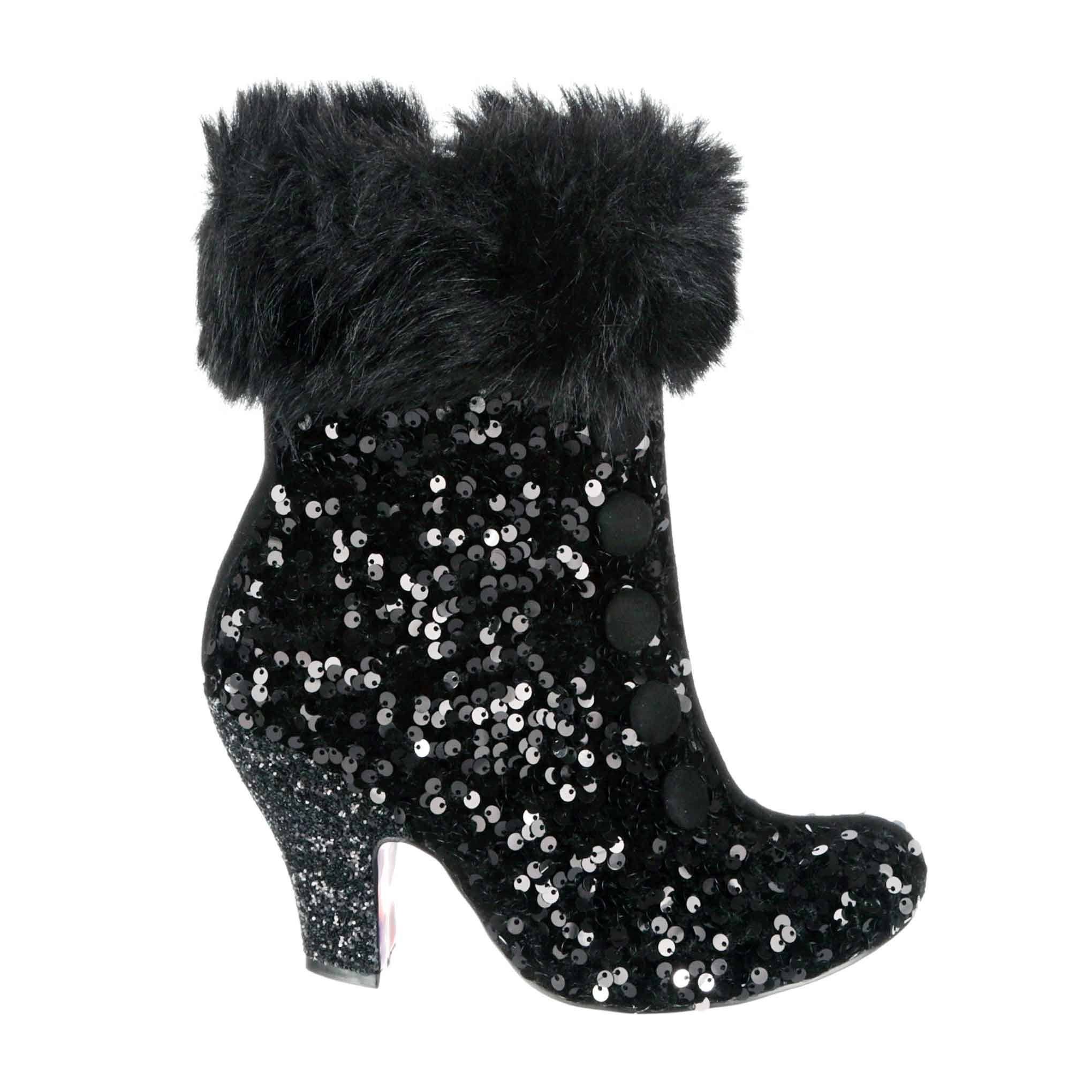 Black sequin boots clearance womens