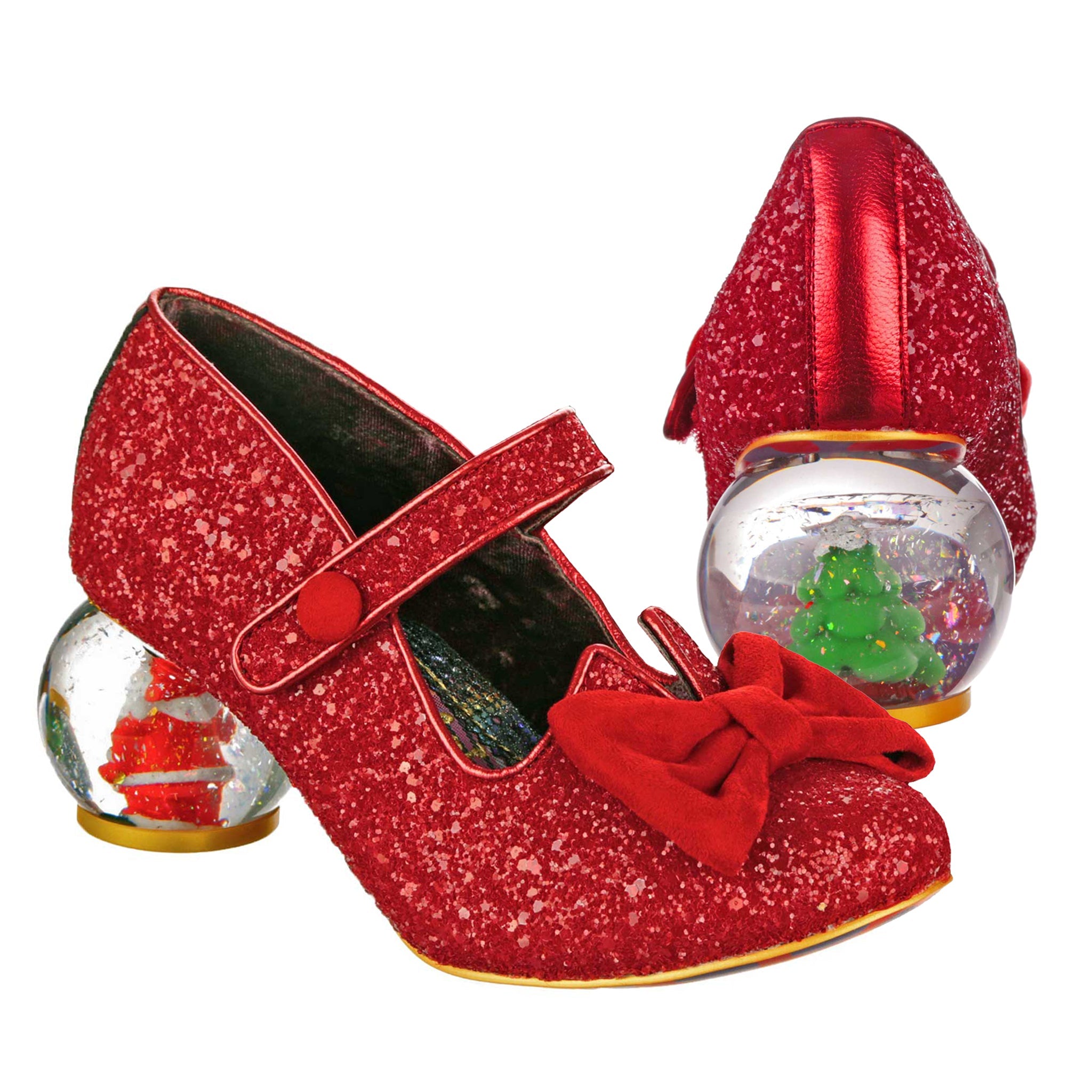 Irregular choice red glitter shoes online