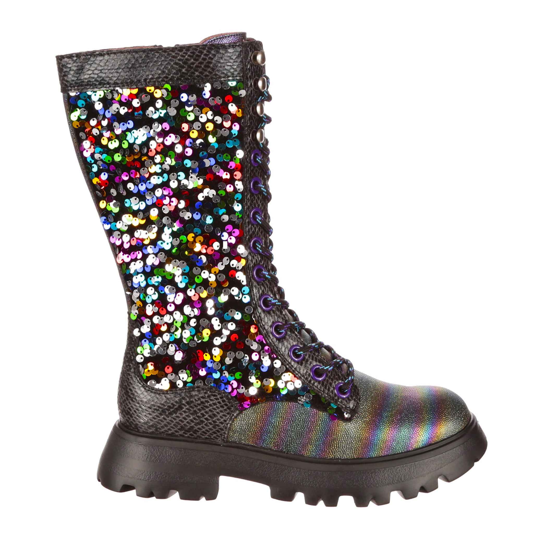 Sparkly clearance combat boots