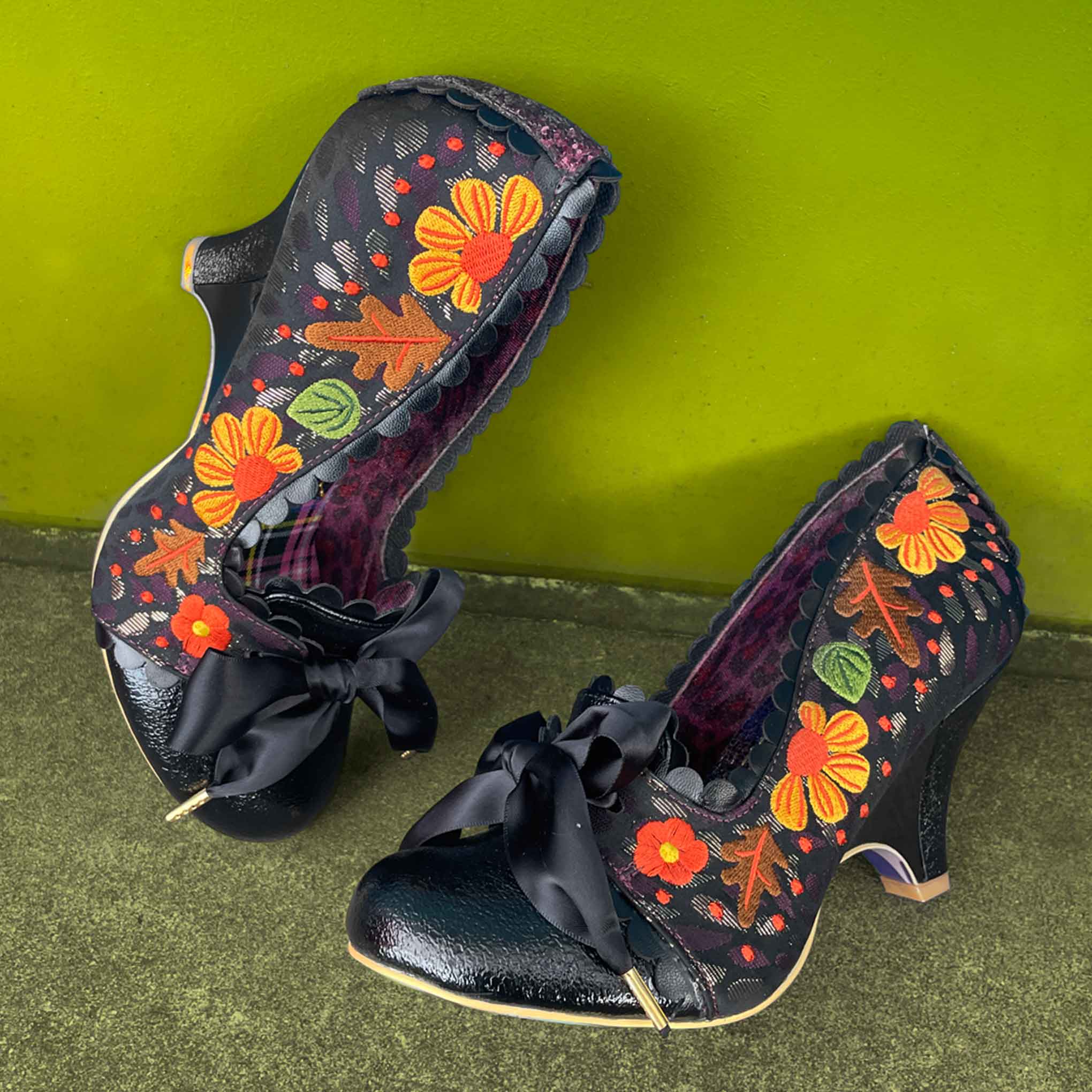 Irregular choice black shoes online