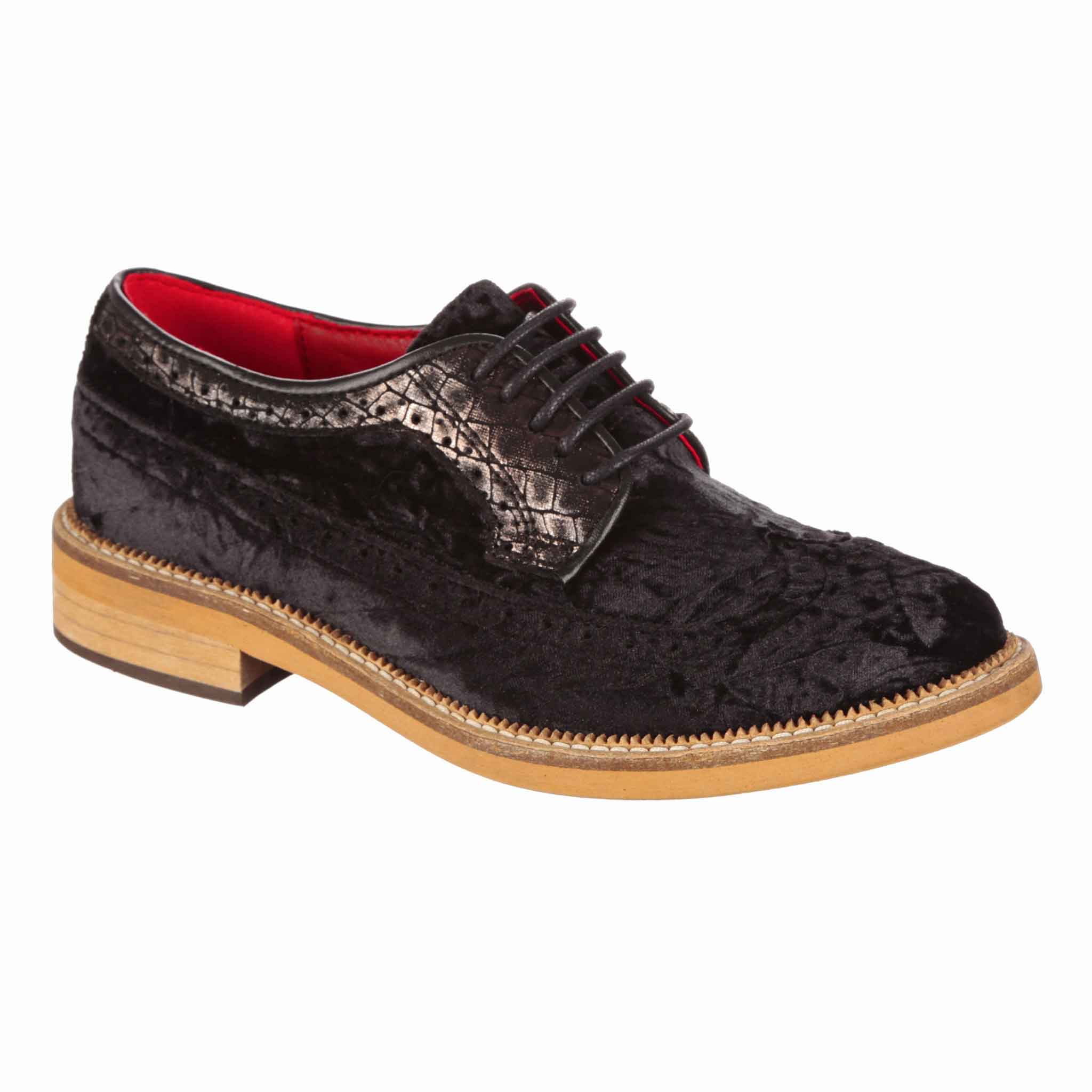 Red deals brogues womens