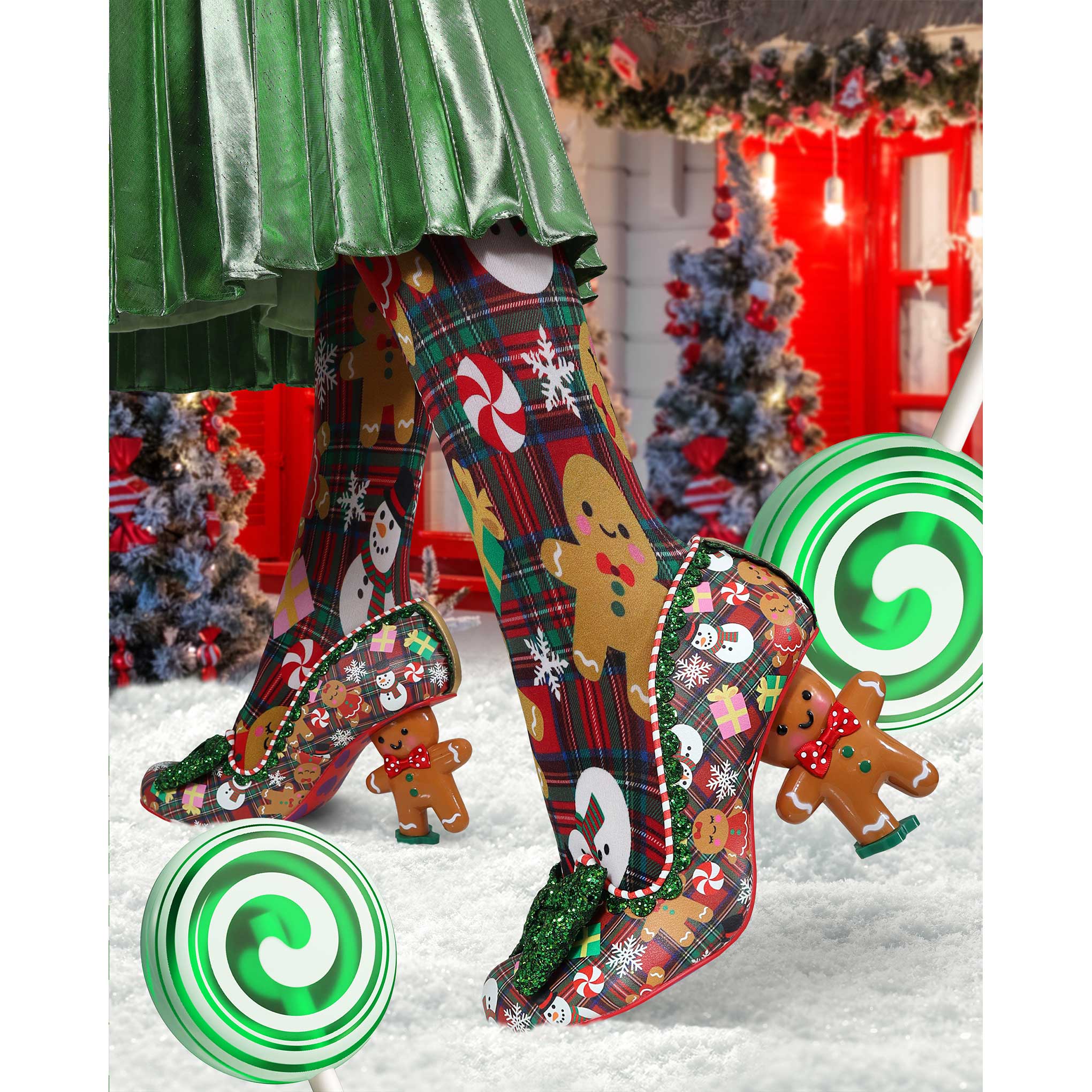 Irregular choice christmas boots online