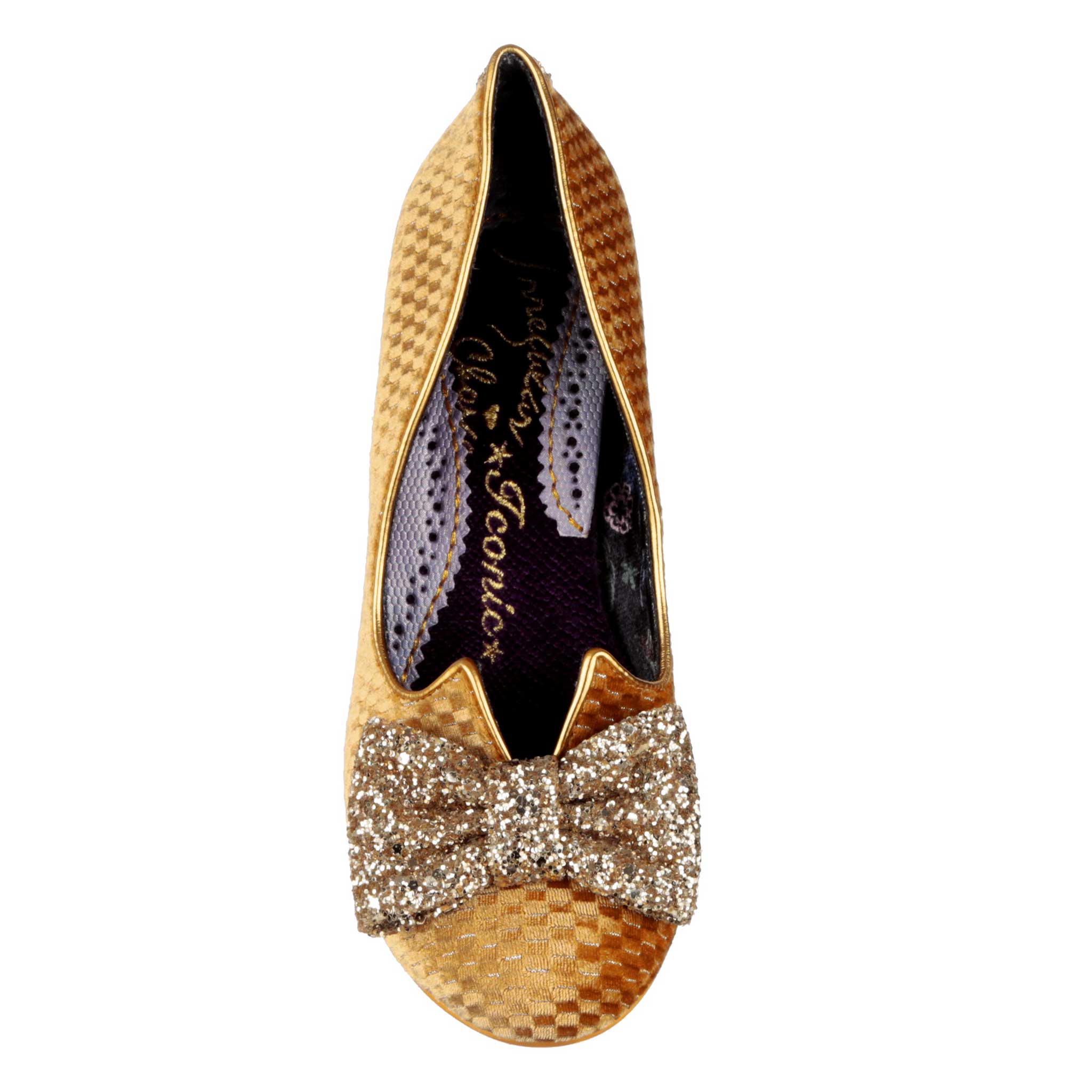 Irregular choice shimmer gold on sale