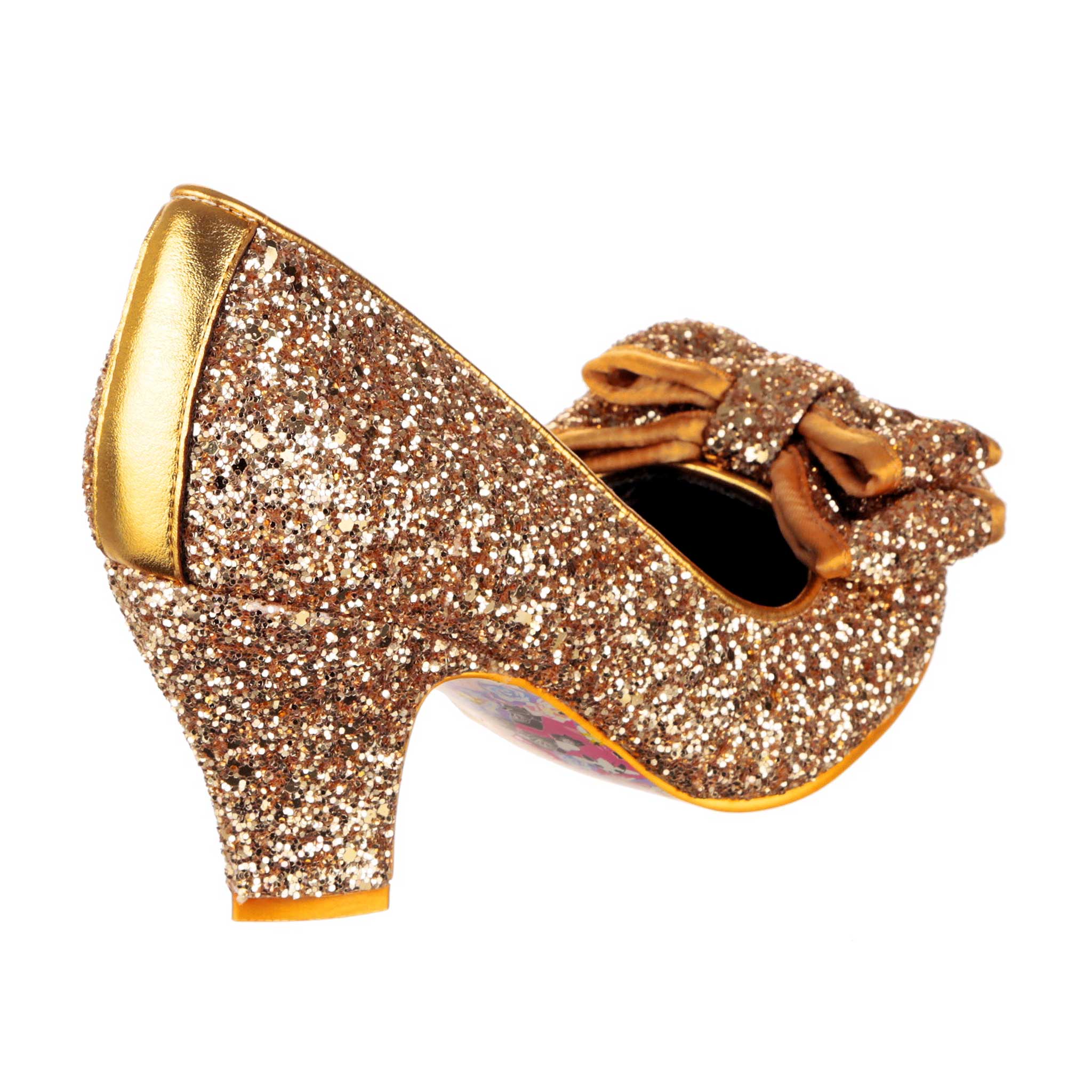 Irregular choice shimmer gold deals