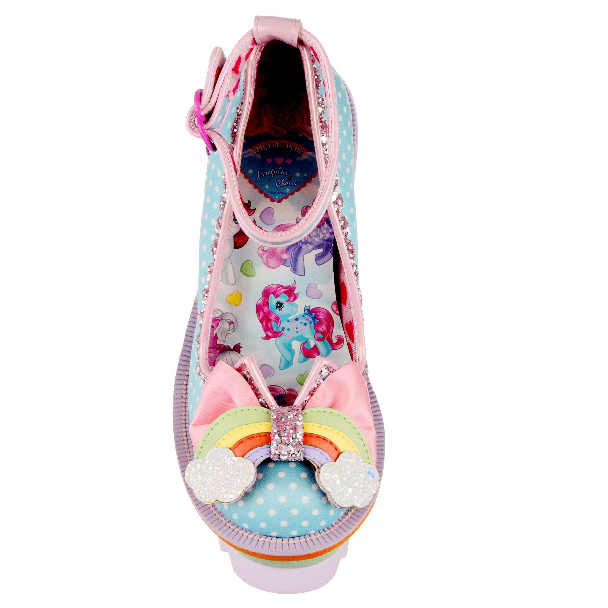 Irregular Choice X My Little Pony Platform Womens Shoes Lickety Split Showstopper Collector Heels Perfect Ponytail