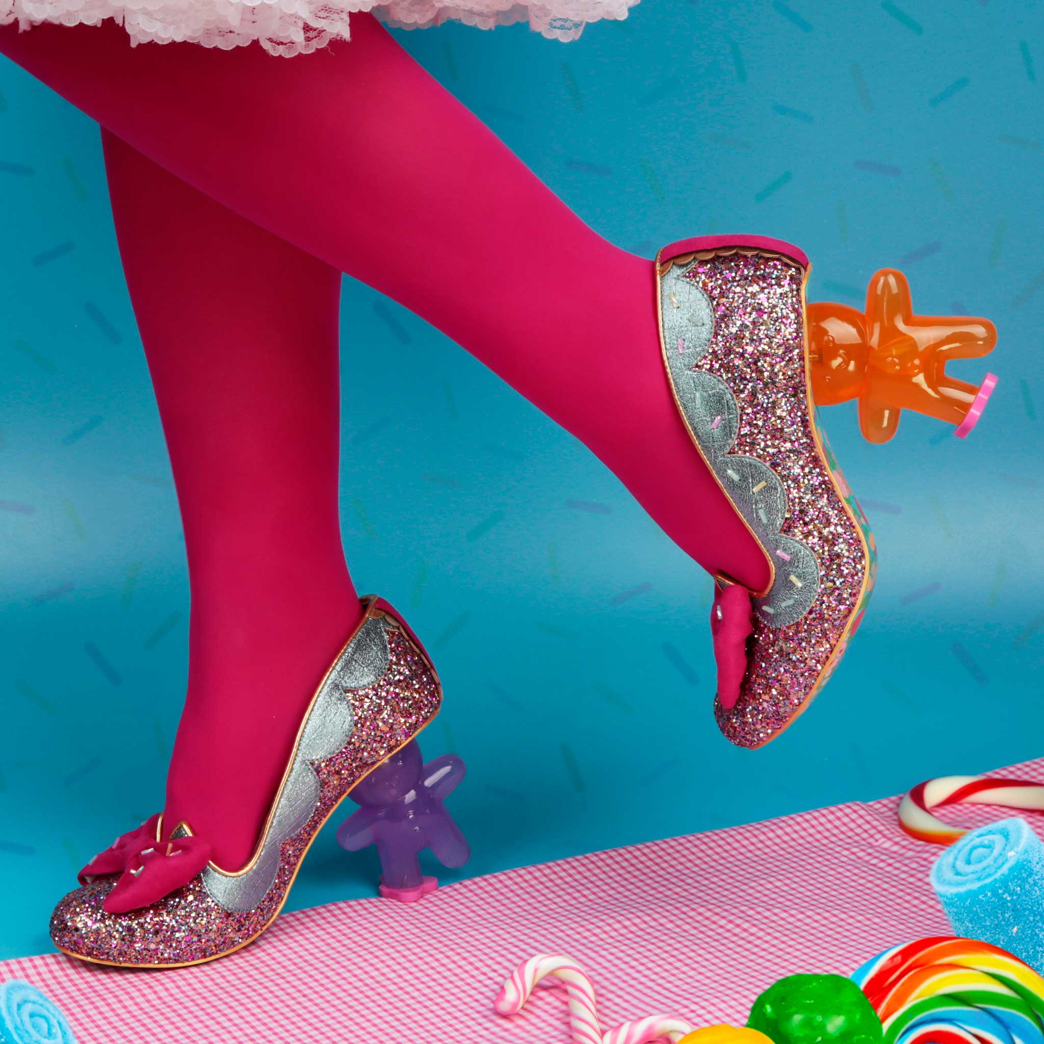 Jolly Lolly Jelly Sweet Glitter Heels Irregular Choice