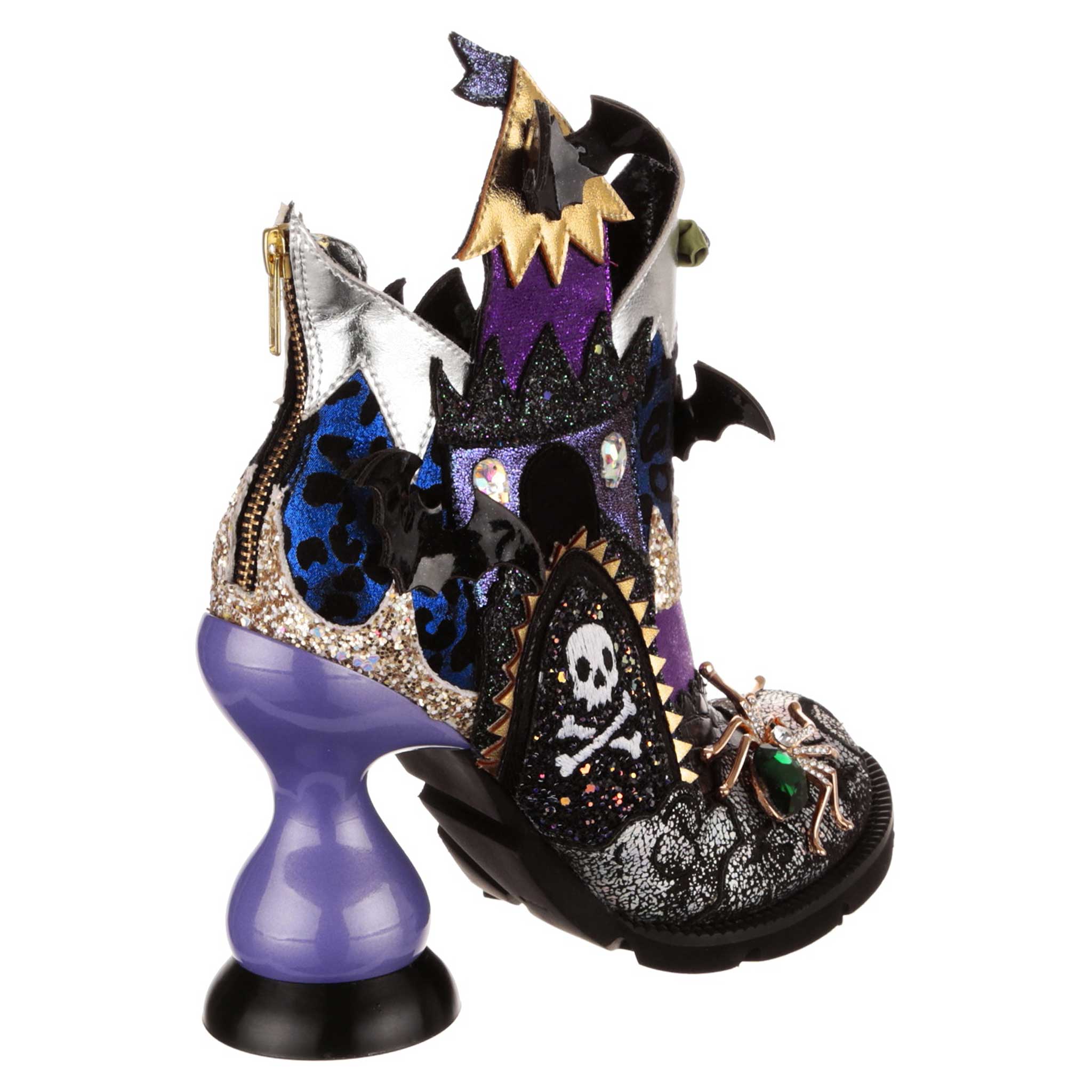 Irregular Choice Haunted House Maximalist Ghost Ride Spooky High Heel Boots Creepy Castle