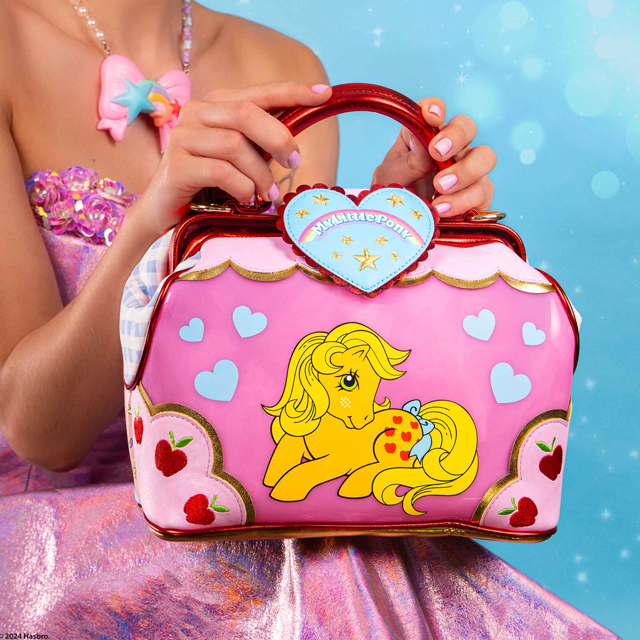 Irregular Choice X My Little Pony Pink Handbag G1 Gen Applejack Sugary Sweet Bag