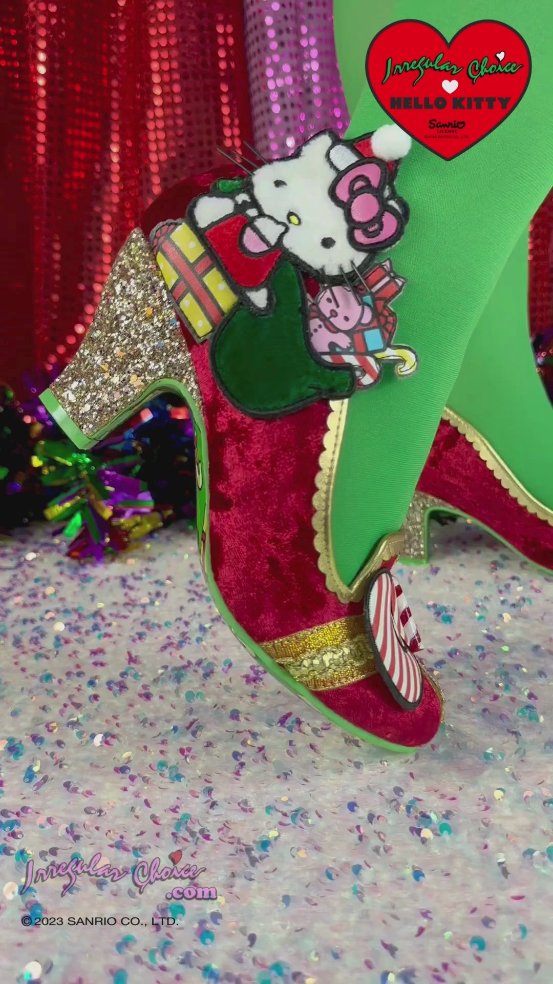Hello Kitty Christian Louboutin Daffodile Crystal Shoes | Crystal Heels
