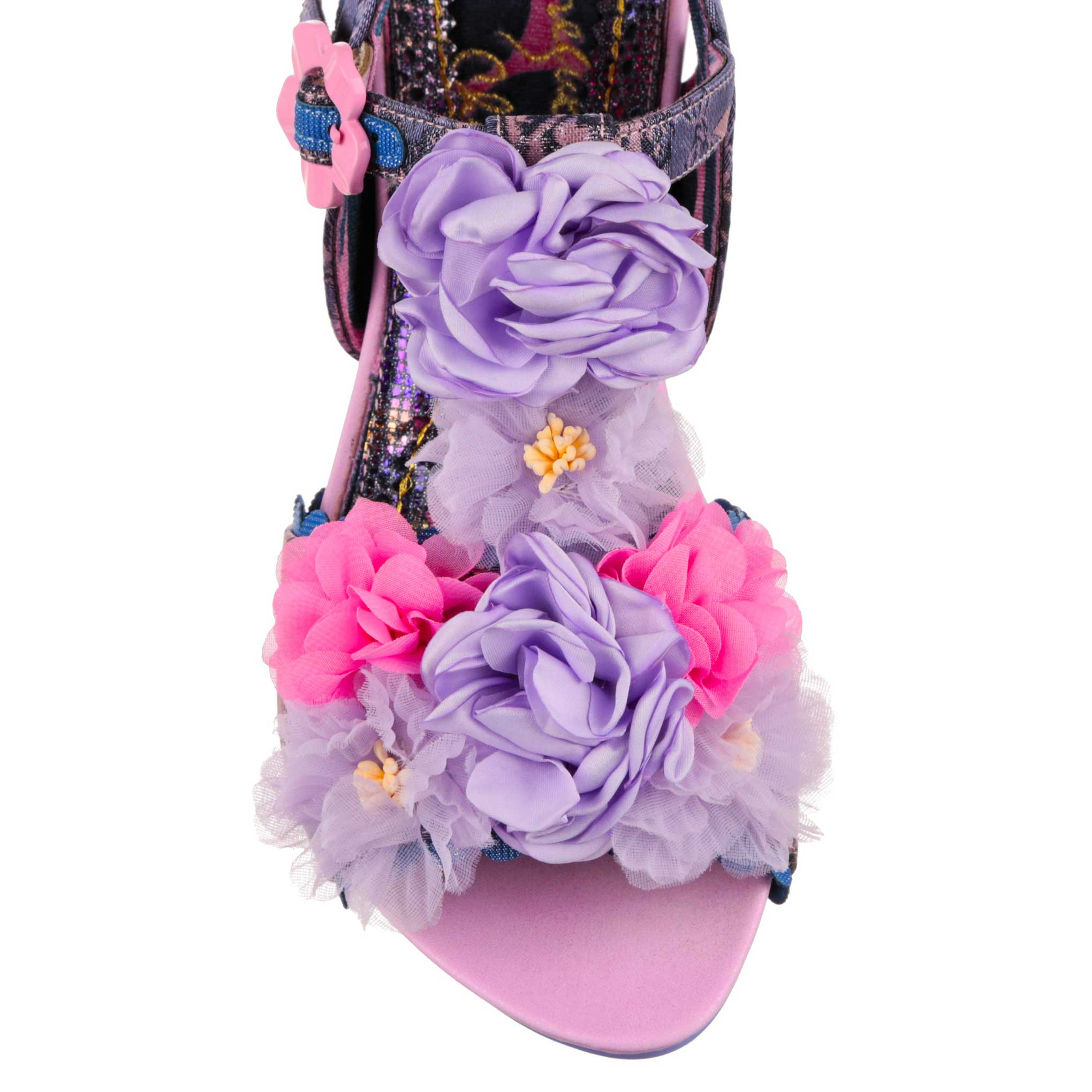 Purple best sale floral sandals