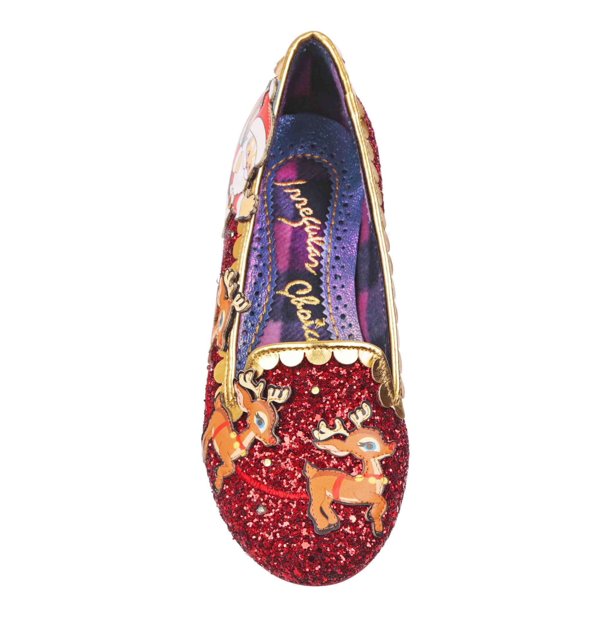 Santas Sleigh Flat Shoes Irregular Choice