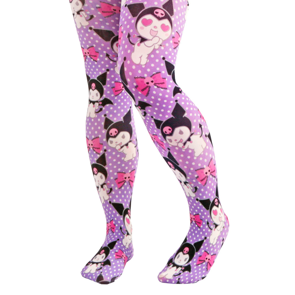 Irregular Choice x Hello Kitty Creepy Kuromi Leggings Purple –