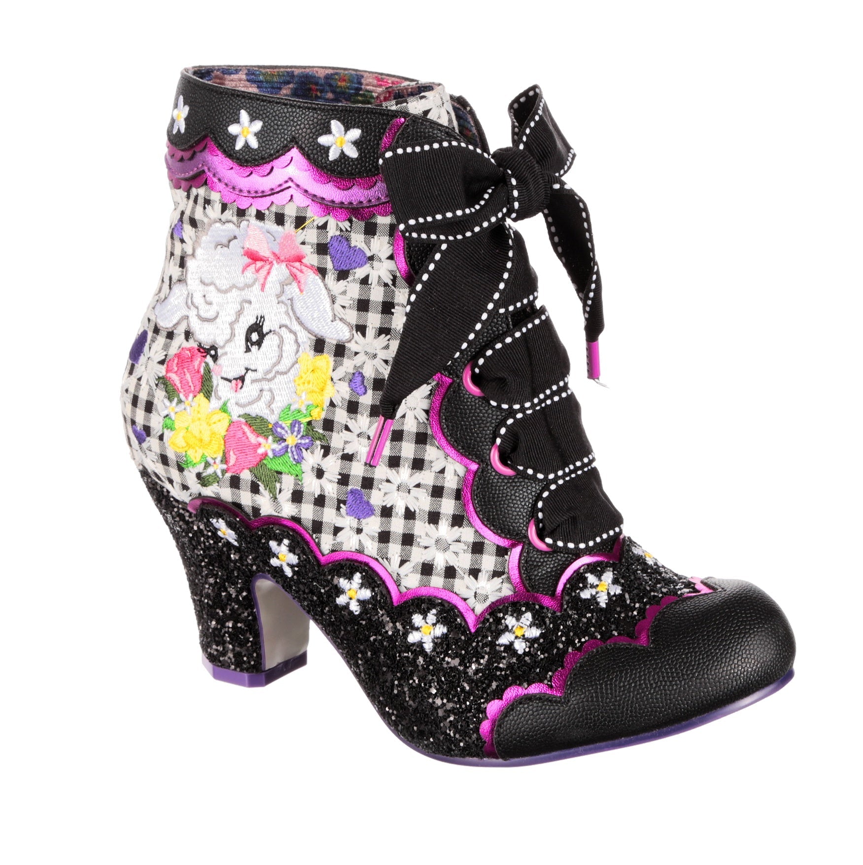 Leaping Lamb Mid Heel Boots Irregular Choice